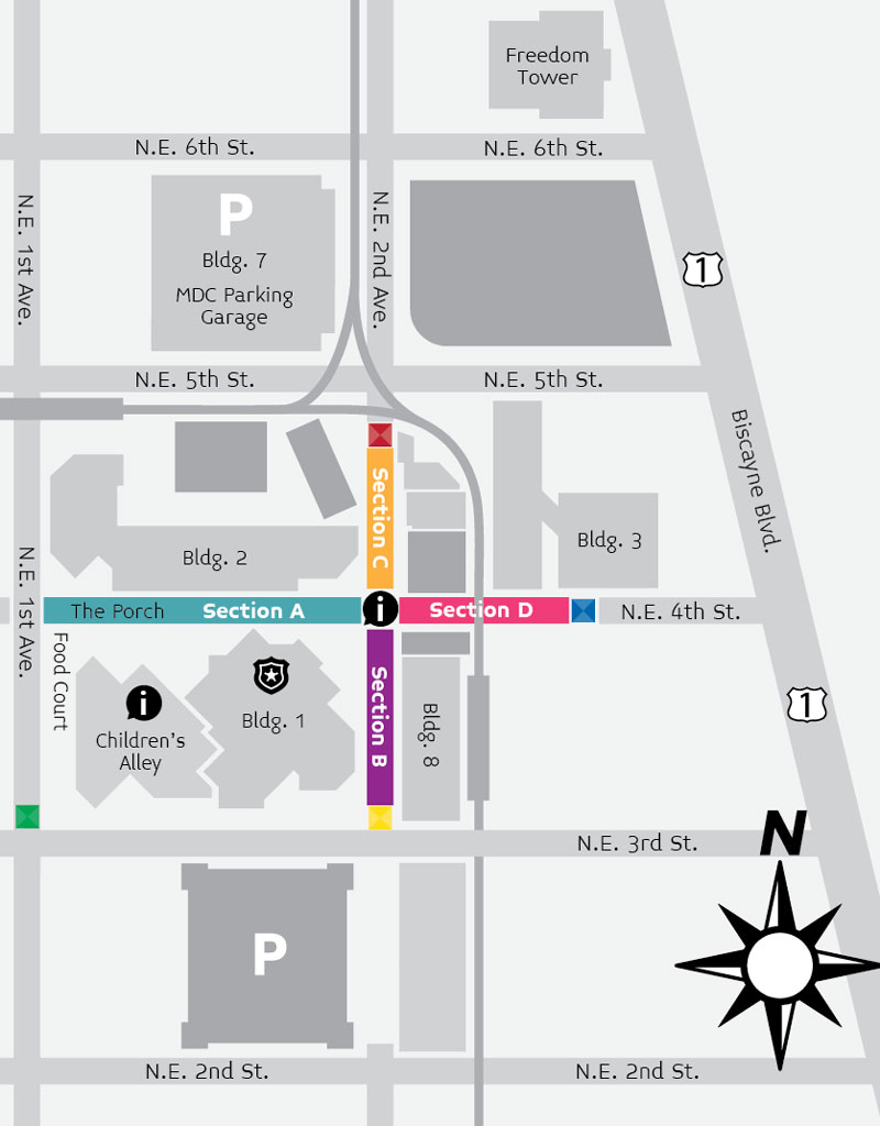 Directions & Parking - Miami Book Fair